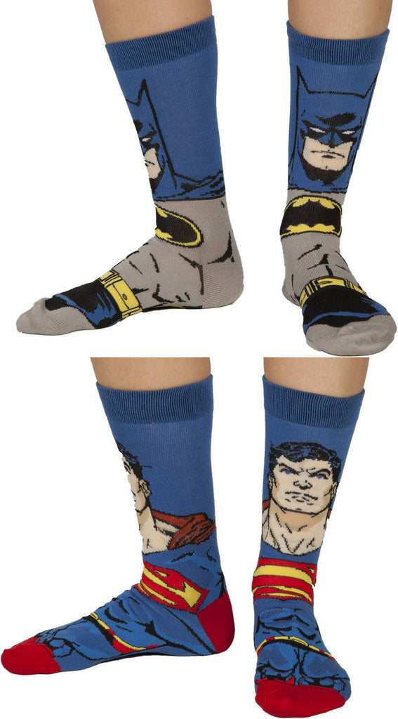 Batman And Superman Socks