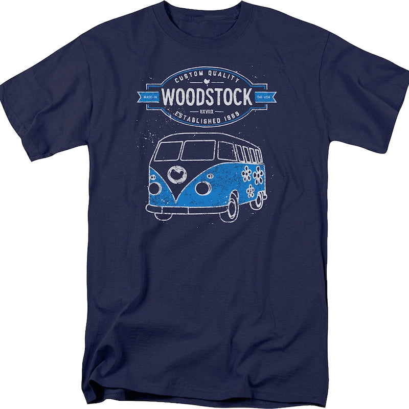 Custom Quality Van Woodstock T Shirt