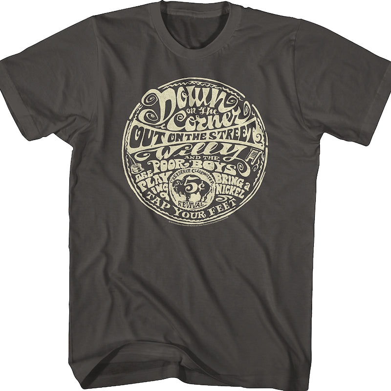 Down On The Corner Creedence Clearwater Revival T-Shirt