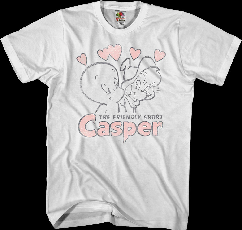 Casper the Friendly Ghost True Boo T Shirt Mens Licensed Cartoon