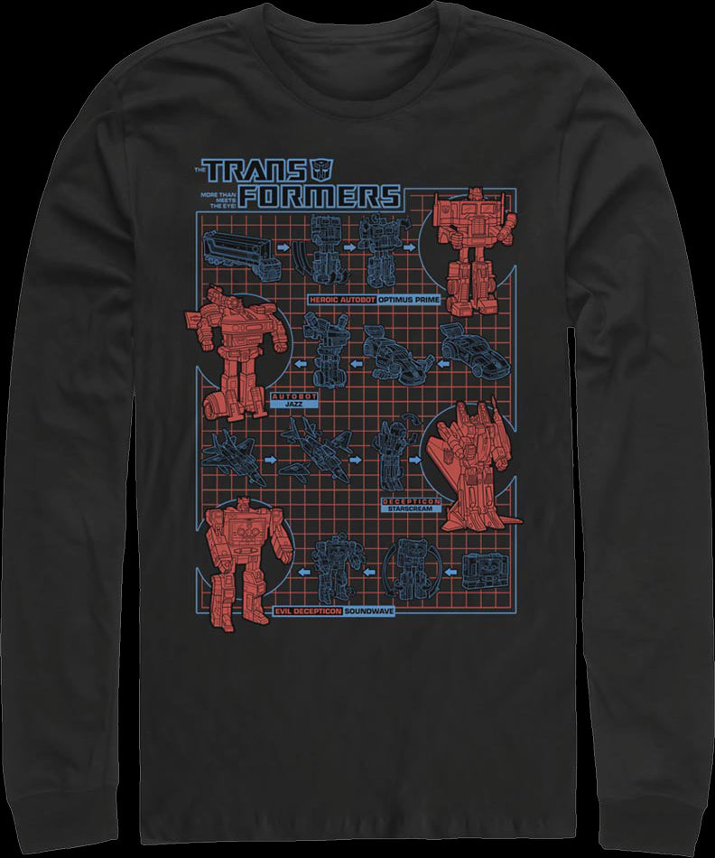 Transformers long sleeve deals shirt