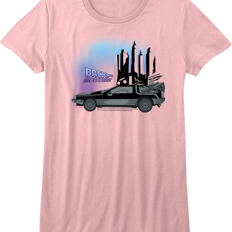 Ladies Back To The Future Shirt 2342