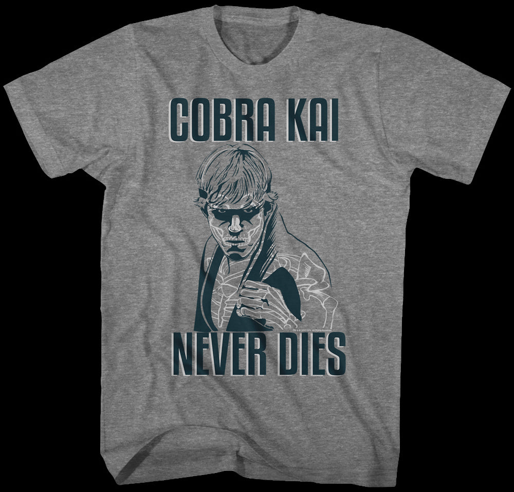 cobra kai never dies shirt