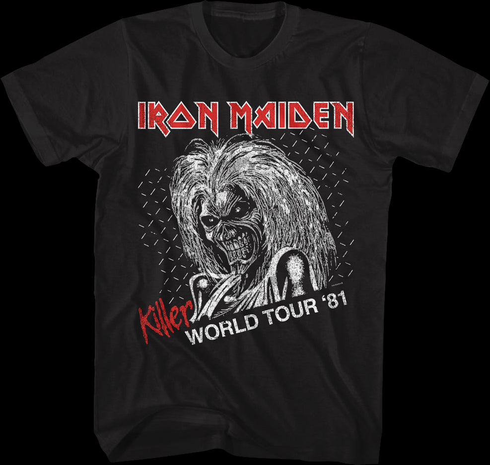 T shirt iron maiden official hot sale