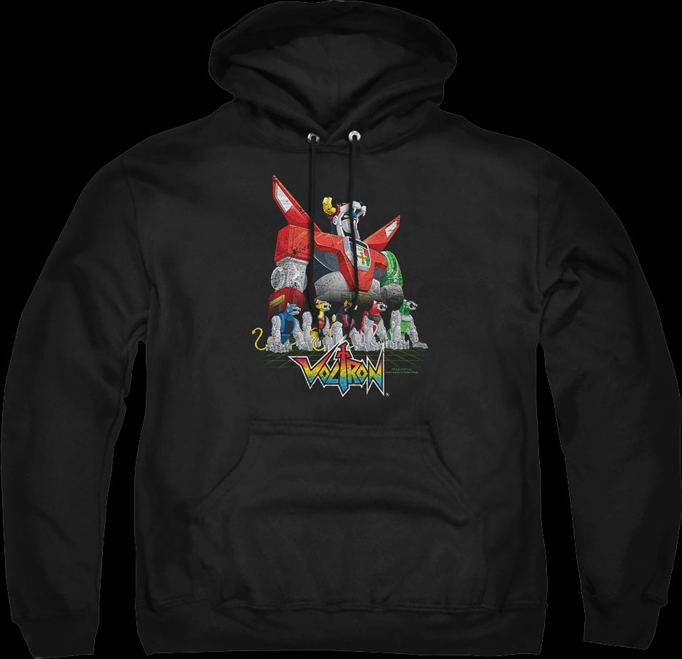 Voltron red 2025 lion hoodie