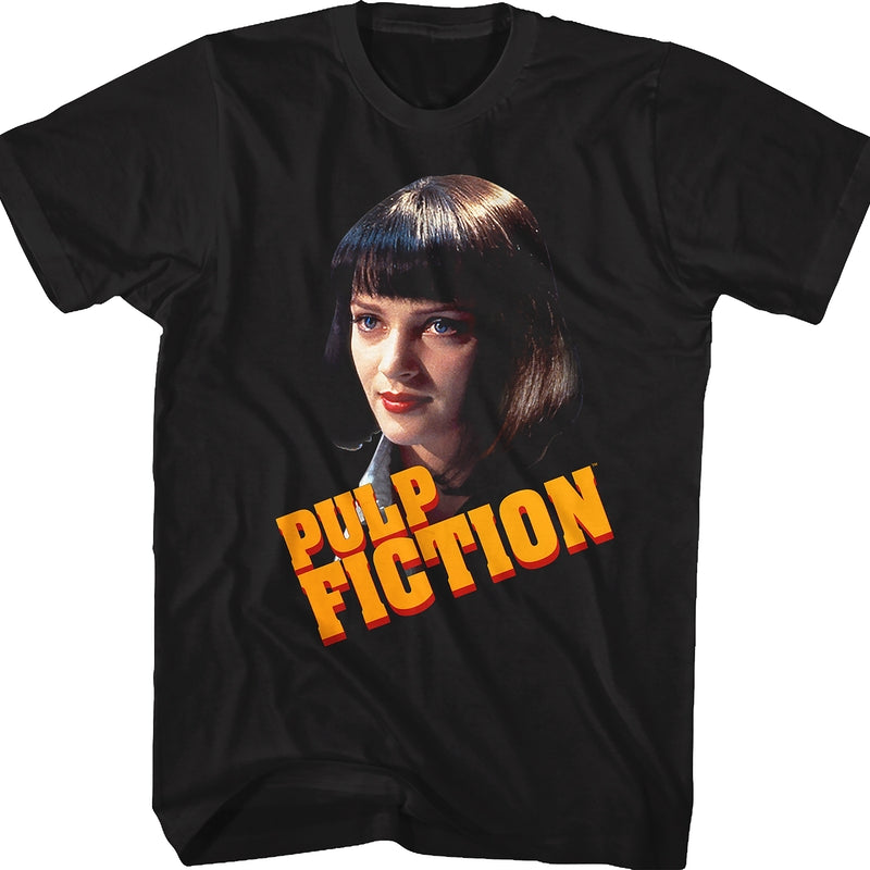 Mia Wallace Portrait Pulp Fiction T-Shirt