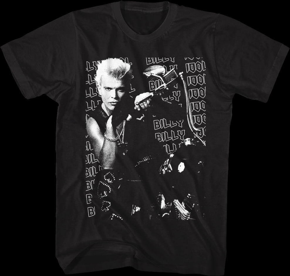 Motorcycle Photo Billy Idol T-Shirt