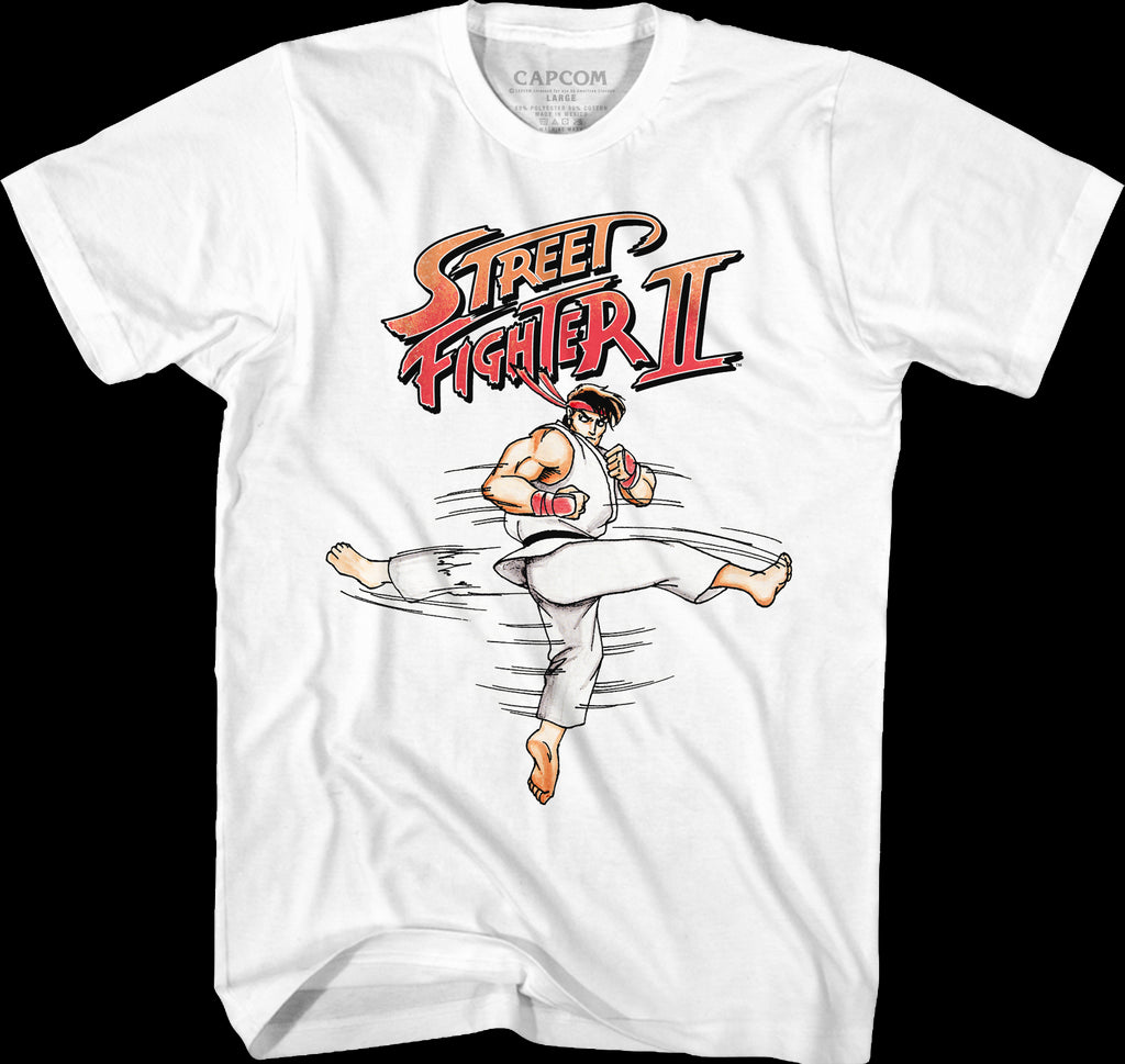 Street Fighter 2 Blanka White T-shirt. 90's. Retro -  Hong Kong