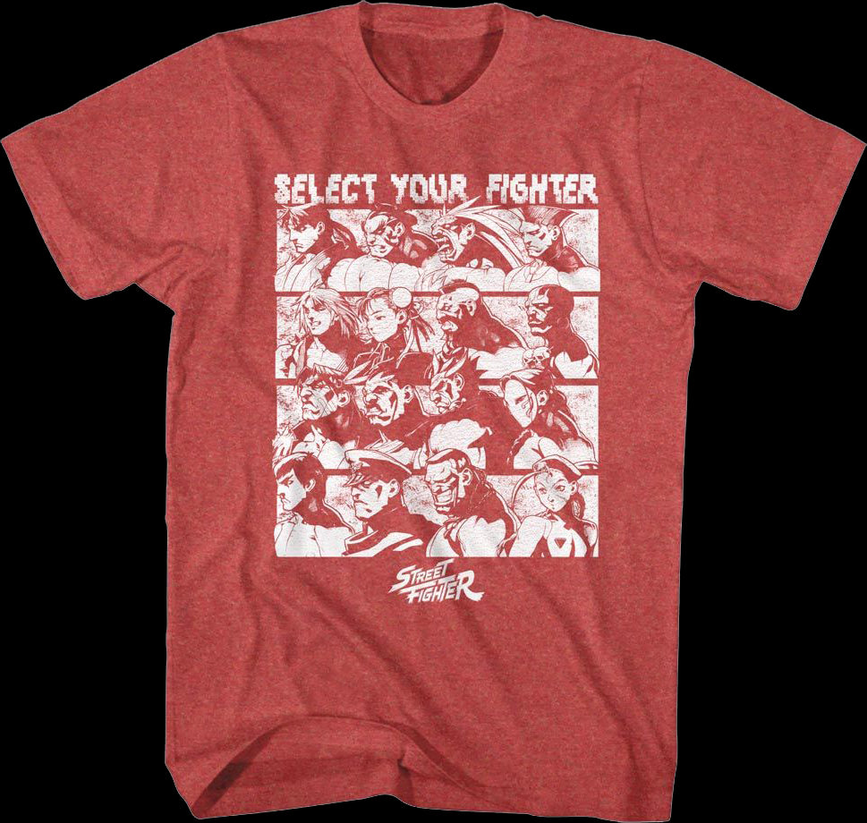 Select Your Fighter Street Fighter T-Shirt