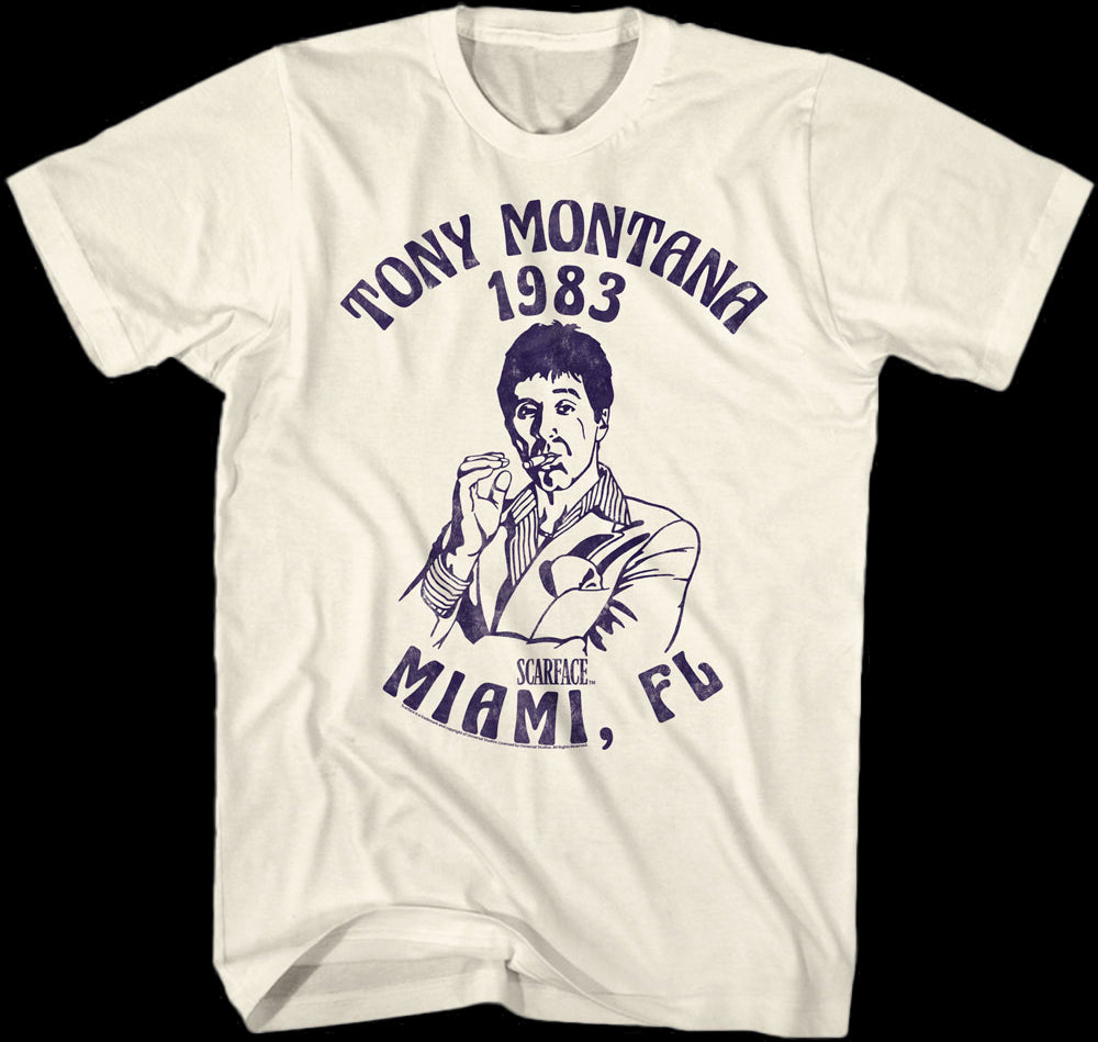 Tee shirt tony discount montana