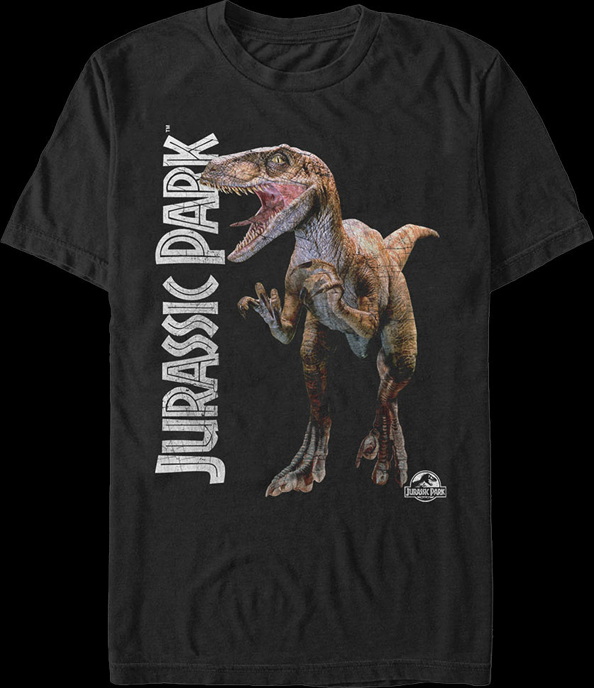 Velociraptor Jurassic Park T Shirt