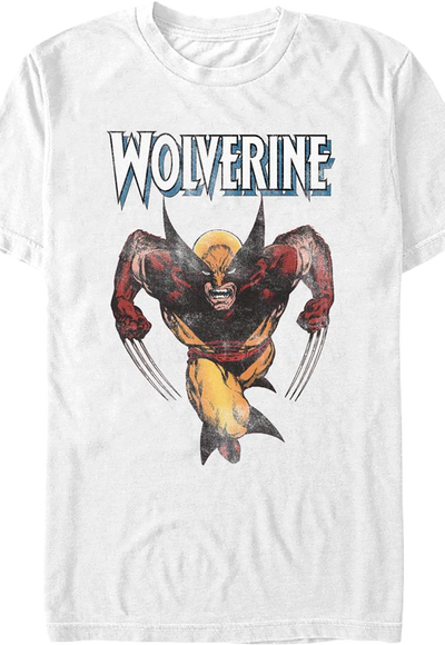 Wolverine Strike Pose Marvel Comics T-Shirt