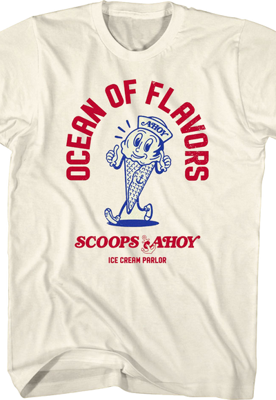 Scoops Ahoy Ocean Of Flavors Stranger Things T-Shirt