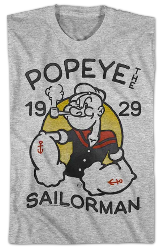 1929 Pose Popeye T-Shirt