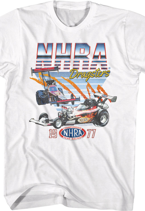 1977 Dragsters National Hot Rod Association T-Shirt