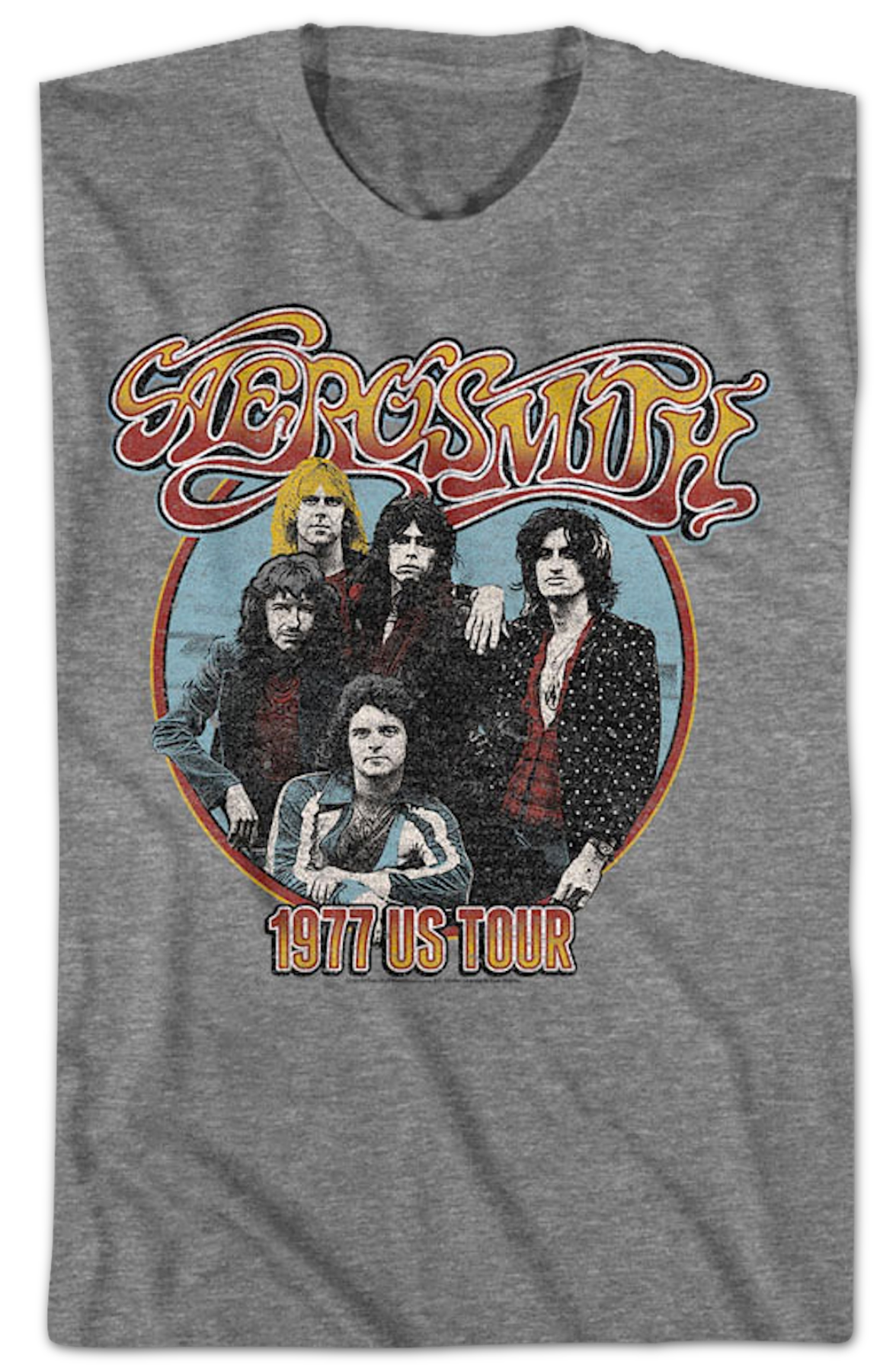 Tour T-Shirt Aerosmith 1977 US
