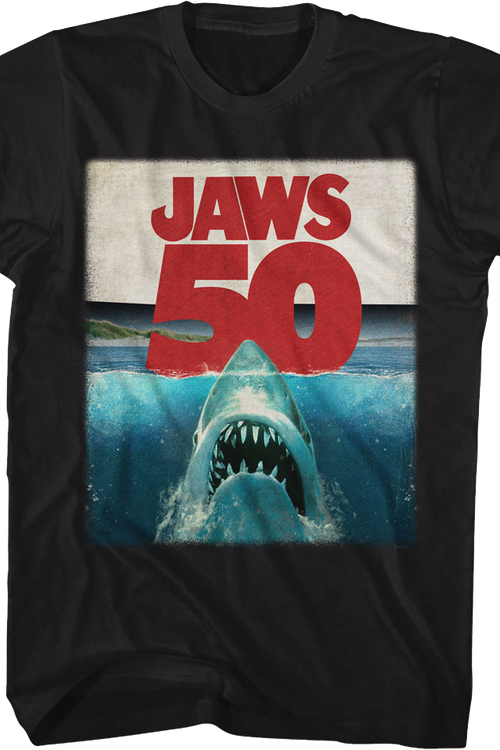 50th Anniversary Poster Jaws T-Shirtmain product image