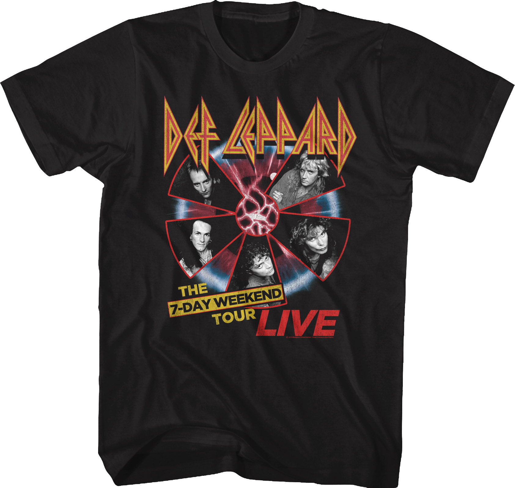 Vintage Def Leppard deals The 7 Day Tour Shirt