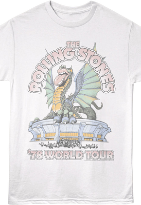 '78 World Tour Dragon Poster Rolling Stones T-Shirt