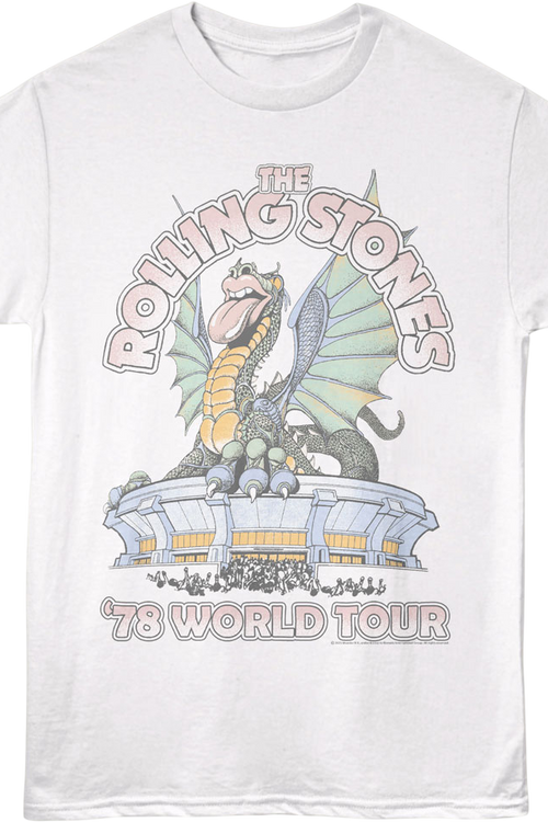 '78 World Tour Dragon Poster Rolling Stones T-Shirtmain product image