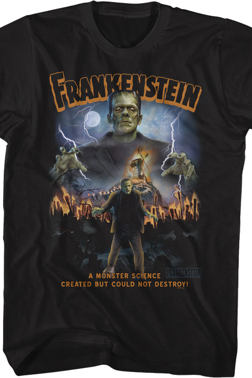 A Monster Science Created Frankenstein T-Shirtmain product image