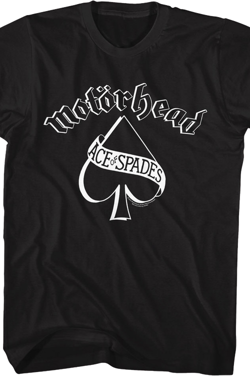 Ace Of Spades Banner Motorhead T-Shirtmain product image