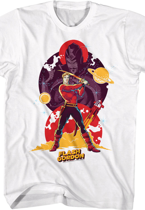 Action Collage Flash Gordon T-Shirt