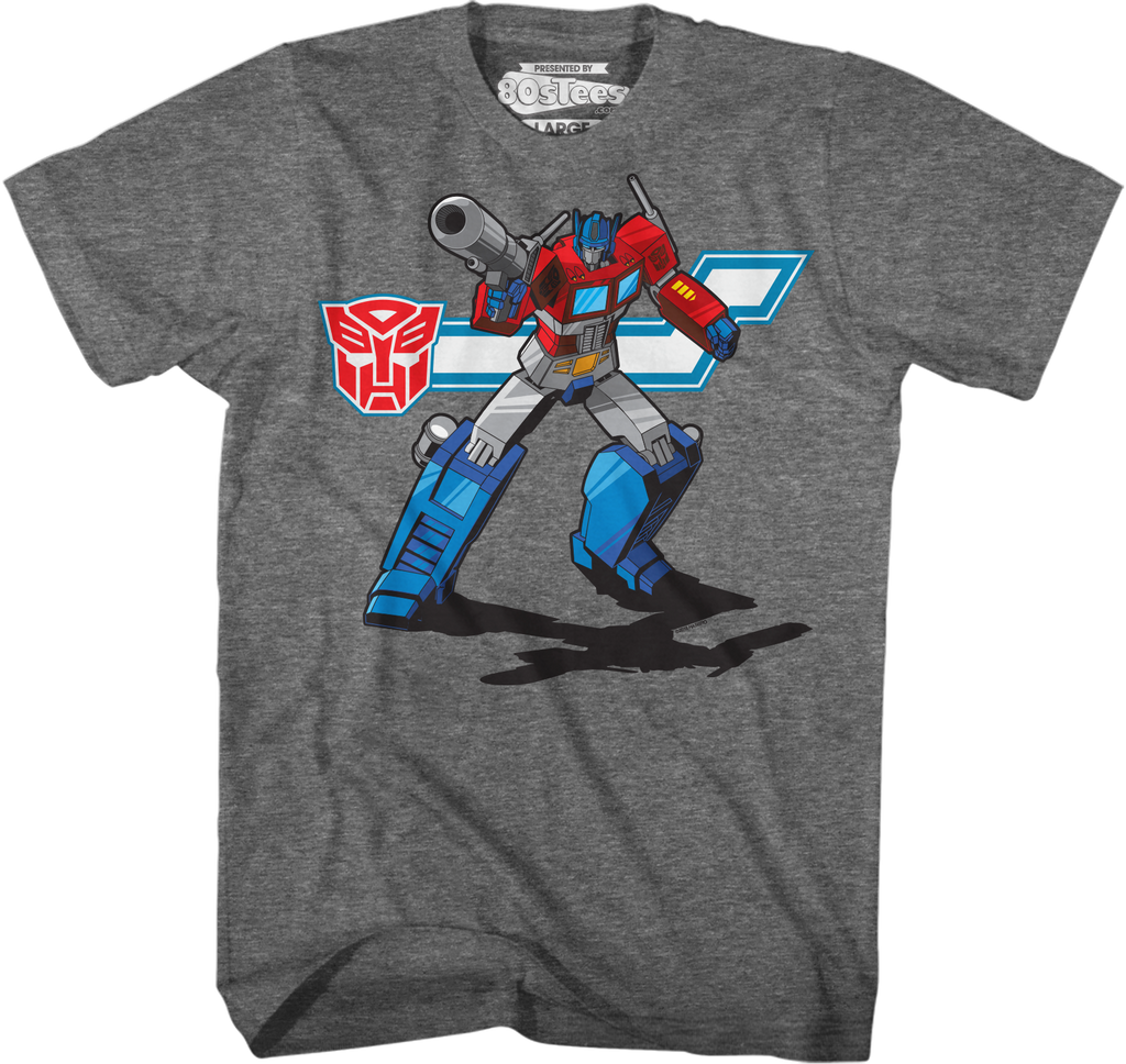 Action Pose Optimus Prime Transformers T-Shirt