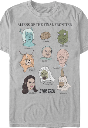 Aliens Of The Final Frontier Star Trek T-Shirt