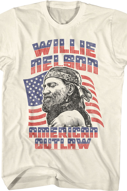 American Outlaw Willie Nelson T-Shirtmain product image