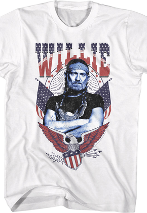 Americana Eagle Willie Nelson T-Shirt