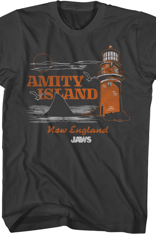 Amity Island Lighthouse Jaws T-Shirtmain product image