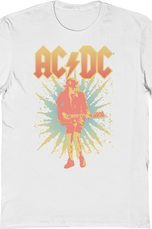 Angus Young Burst Photo ACDC T-Shirtmain product image