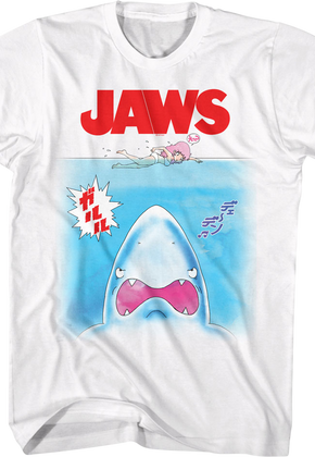 Anime Poster Jaws T-Shirt