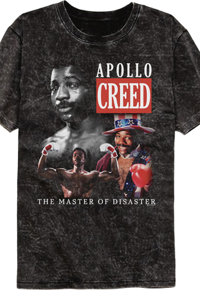 Apollo Creed The Master Of Disaster Mineral Wash T-Shirt