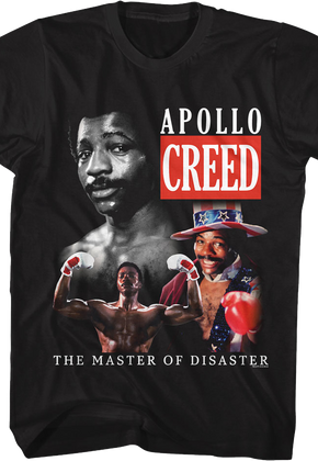 Apollo Creed The Master Of Disaster T-Shirt