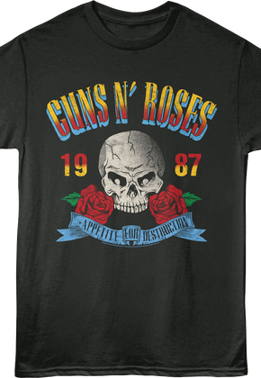 Appetite For Destruction 1987 Guns N' Roses T-Shirt