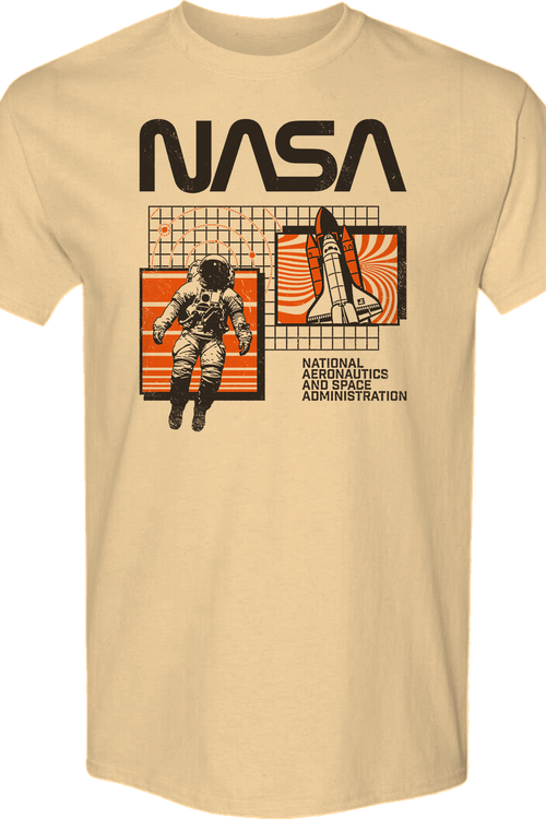 Astronaut & Space Shuttle NASA T-Shirtmain product image