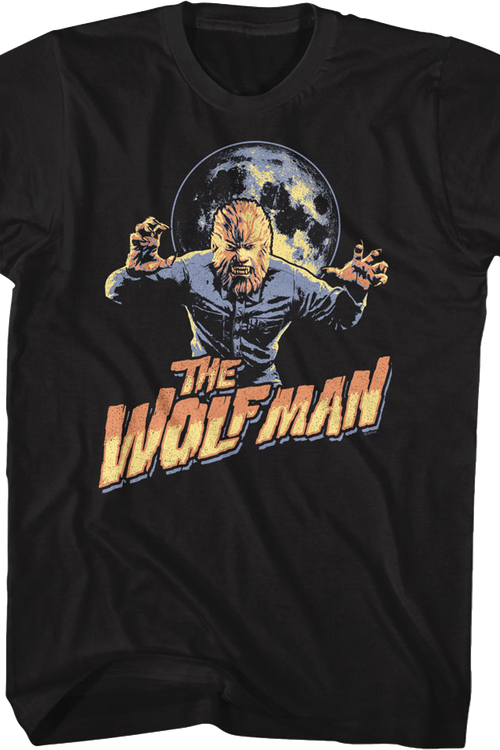 Attack Pose Wolf Man T-Shirtmain product image