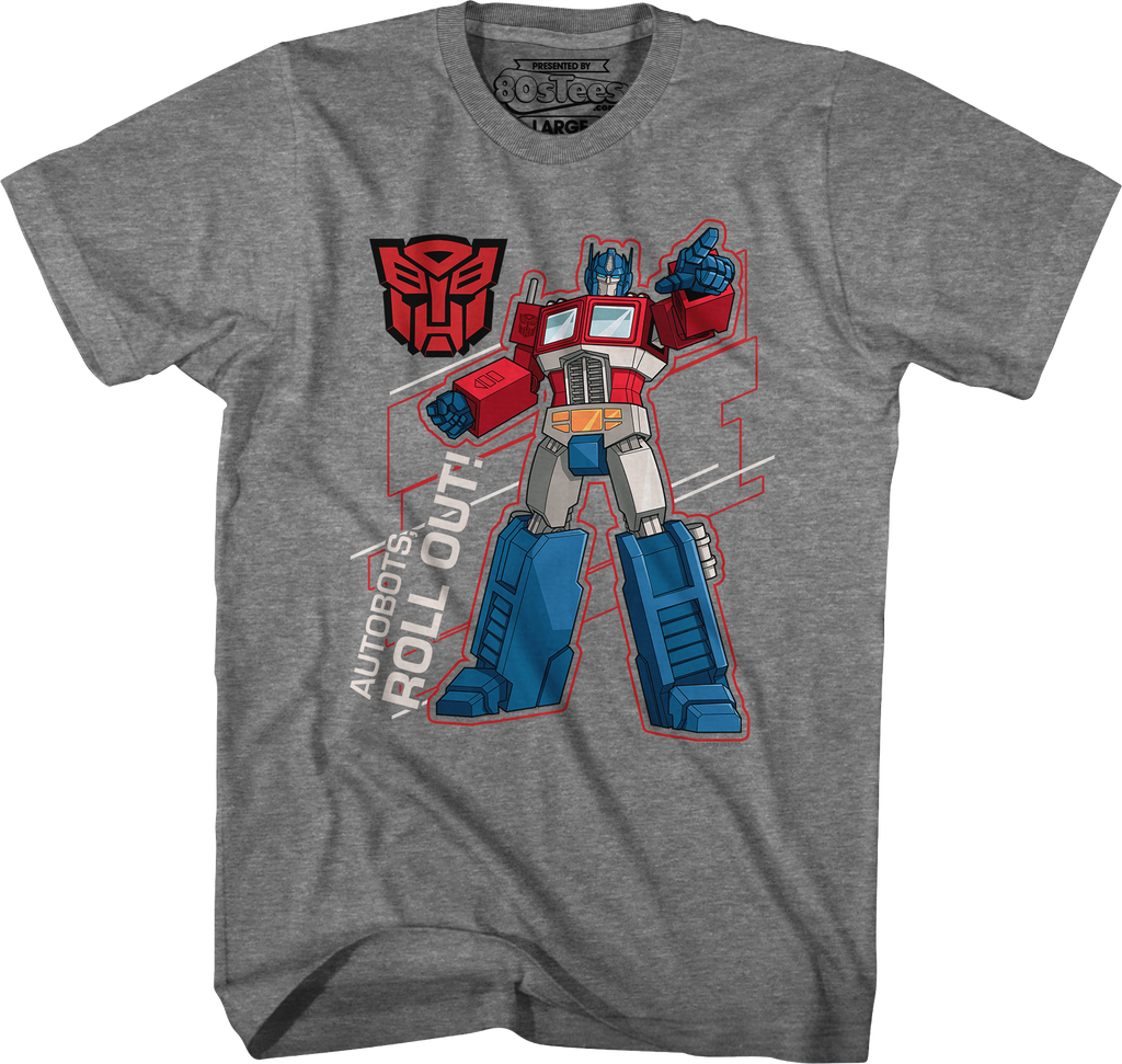 Autobots Roll Out Optimus Prime Transformers T-Shirt