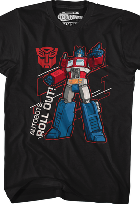 Autobots Roll Out Optimus Prime Transformers T-Shirt