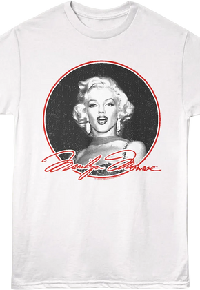 Autographed Circle Marilyn Monroe T-Shirt