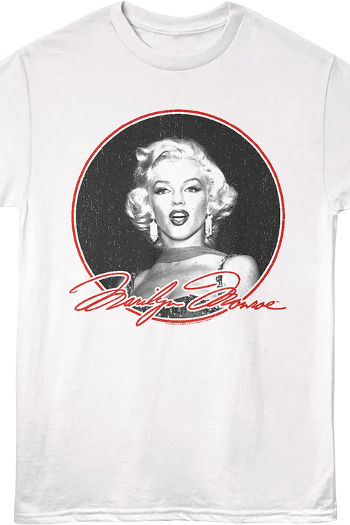 Autographed Circle Marilyn Monroe T-Shirtmain product image