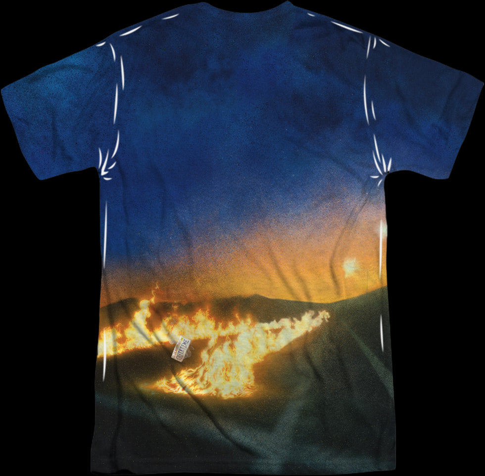 Back To The Future Sublimation Shirt: Back To The Future Mens T-shirt