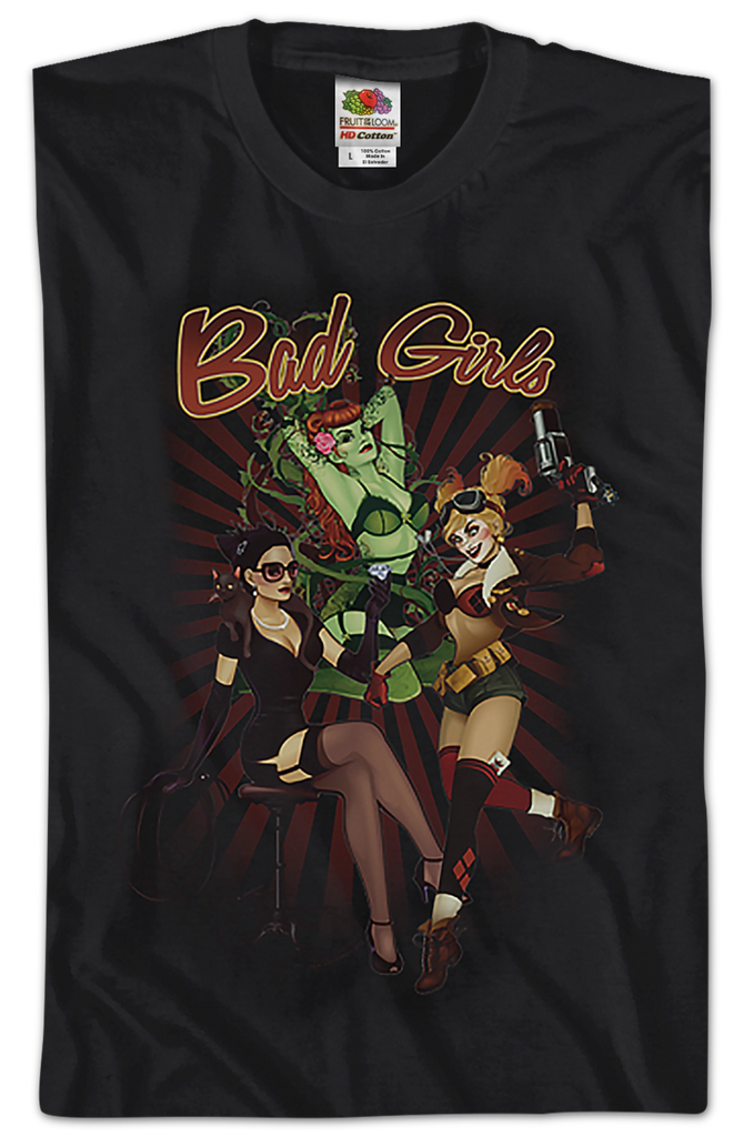 Bad Girls DC Comics T-Shirt Men's