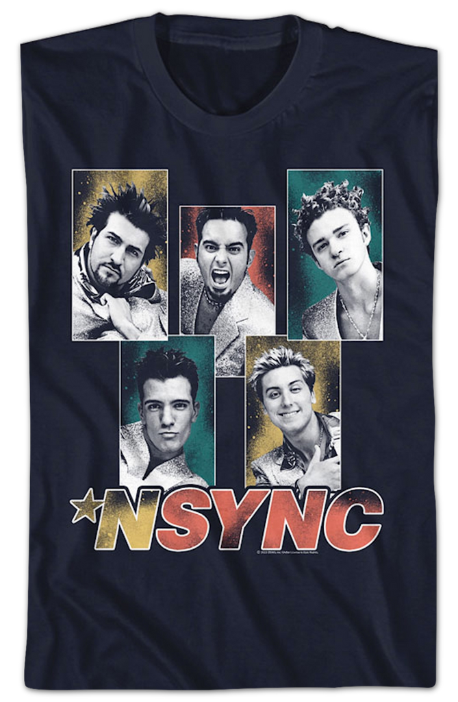 Band Member Boxes NSYNC T-Shirt