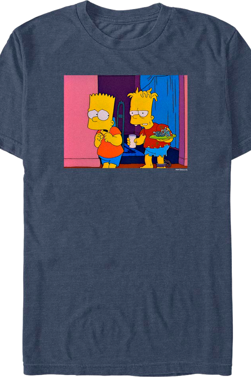 Men's The Simpsons Christmas Bart Not Naughty T-Shirt – Fifth Sun