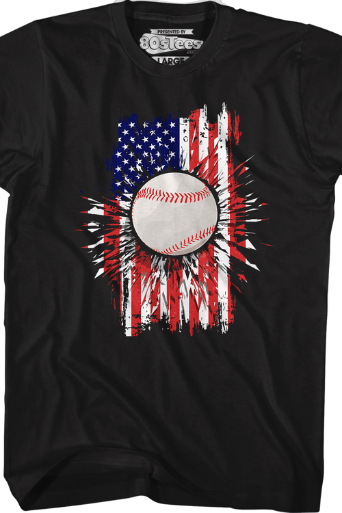 Baseball Flag T-Shirtmain product image