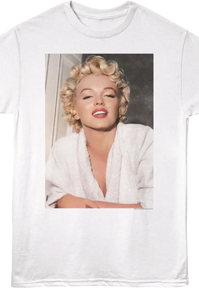 Bathrobe Photo Marilyn Monroe T-Shirt