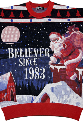 Believer Since 1983 Knitted Christmas Sweater